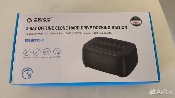Док-станция для SSD/HDD orico DD28C3-C