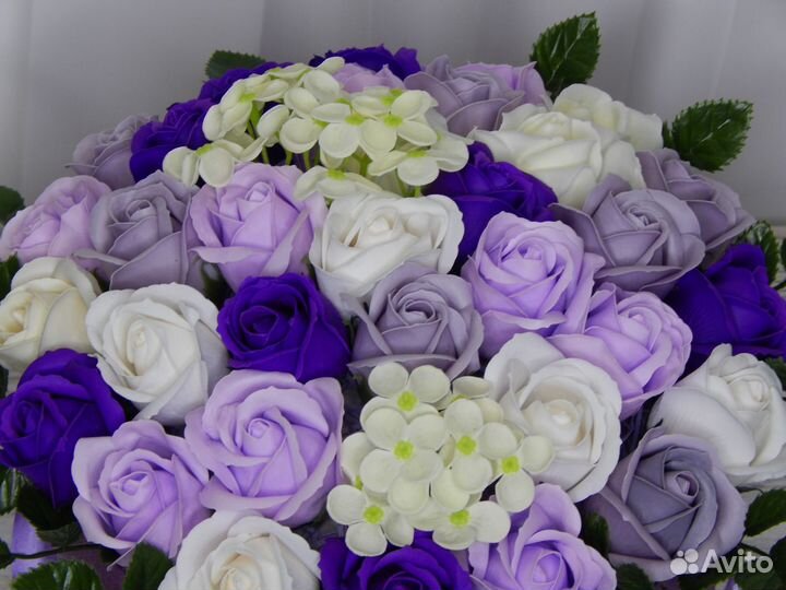 Мыльный букет из роз