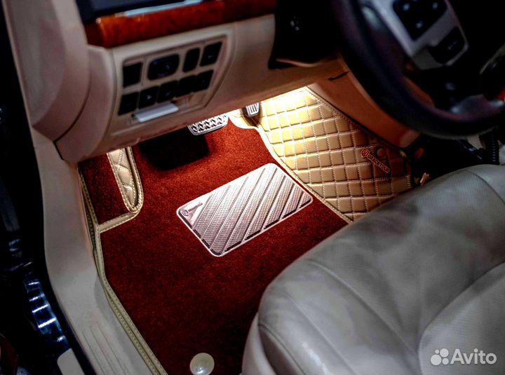 Коврики на заказ на Toyota Land Cruiser 200 7 мест 2015г