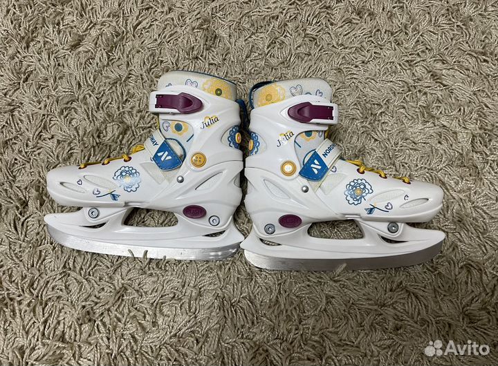 Коньки раздвижные Nordway размер 30-33