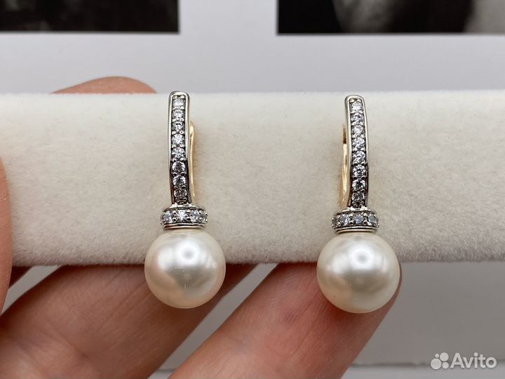 Серьги с жемчугом