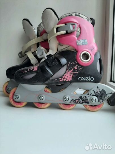 Роликовые коньки детские раздвижные