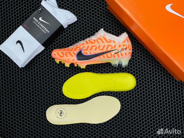 Бутсы детские nike air zoom vapor 15 elite fg