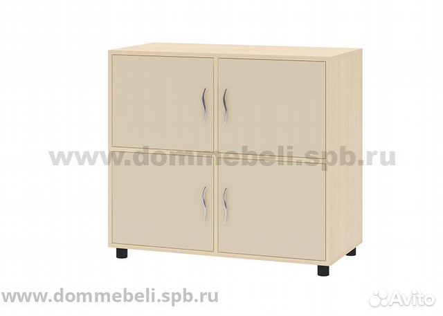 Тумба 4-дв. 7.01 Дельта дуб молочный/дуб молочный