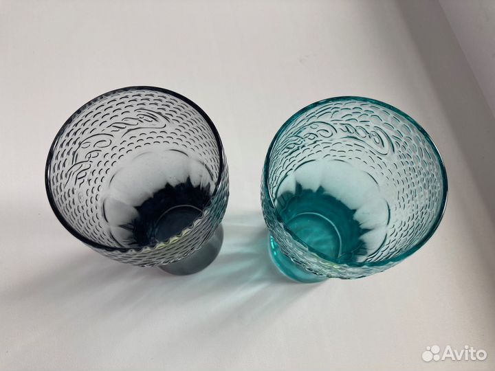 Бокалы цветное стекло 2 штуки Coca Cola Объем 360