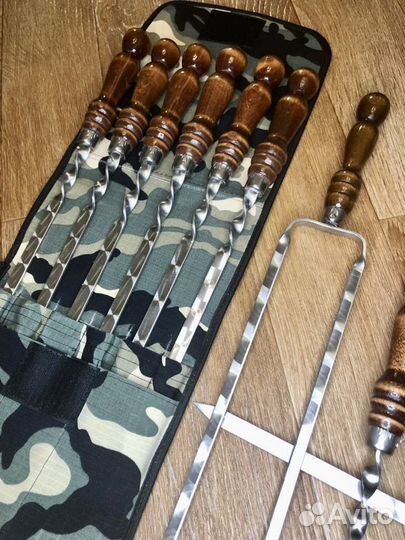 Шампура, двойные, люля, наборы