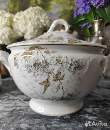 Антикварная супница. Террина. Европа