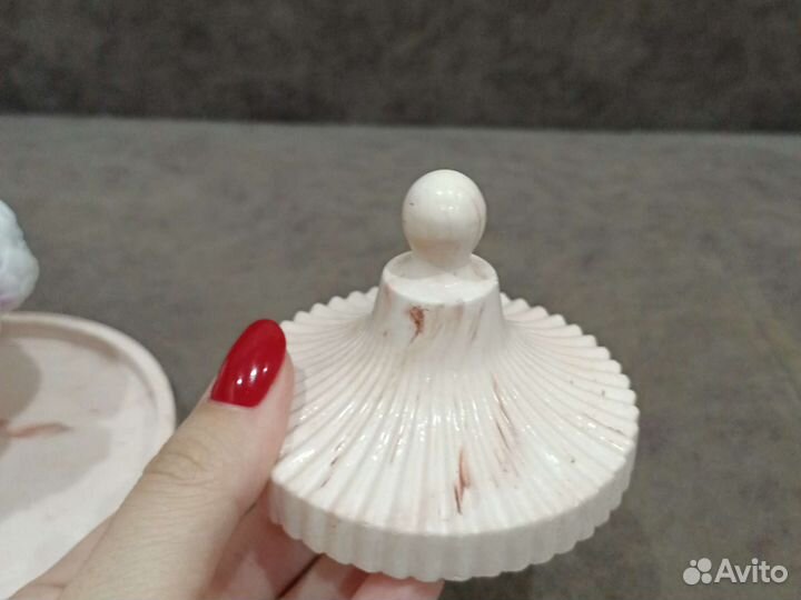 Мыло ручной работы в шкатулке из гипса