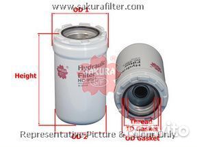 Фильтр гидравлический case/caterpillar excavato