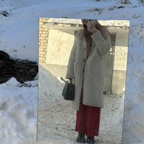 Шуба тедди чебурашка белая