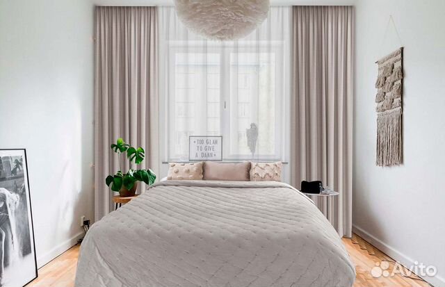 Визуализация штор, проект текстильного дизайна