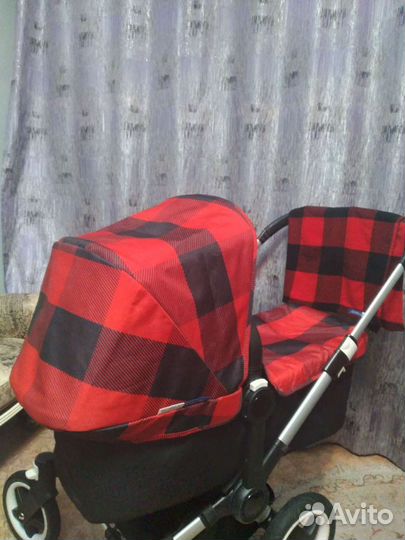 Bugaboo Pendleton Оригинал капюшон+фартук+плед