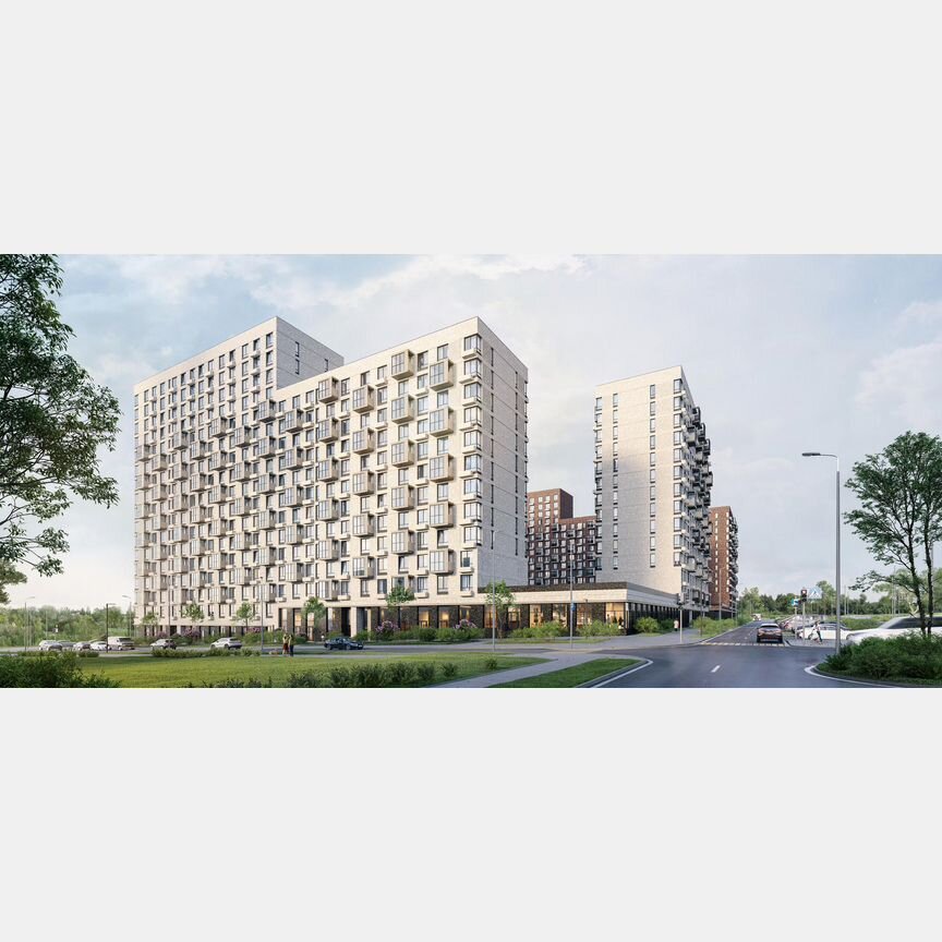 1-к. квартира, 35,2 м², 5/17 эт.