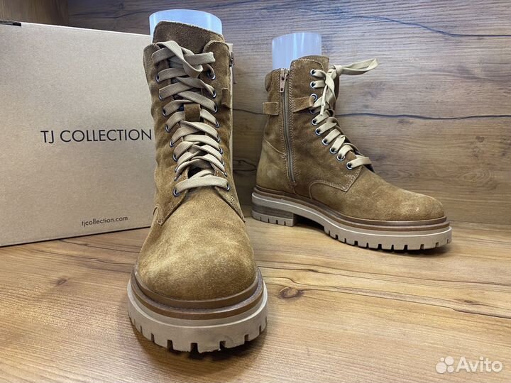 36р ботинки tj collection замша демисезонные