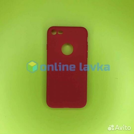 Чехол силикон для iPhone 7, 8 Red