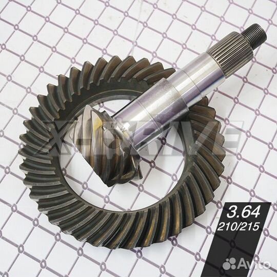 Главная пара 3,64 210 тип для bmw е31, e32, M3 E46