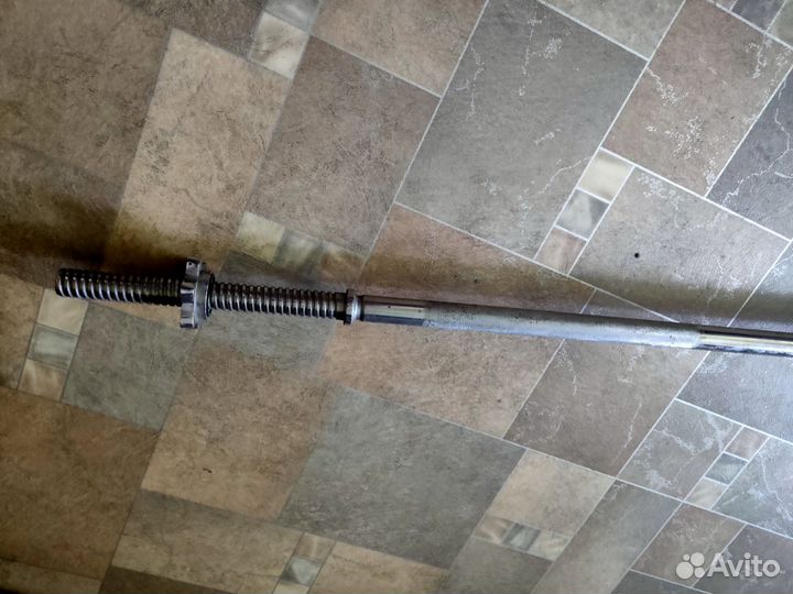 Гриф для штанги прямой 1 м.50 см./диаметр 2,5 см