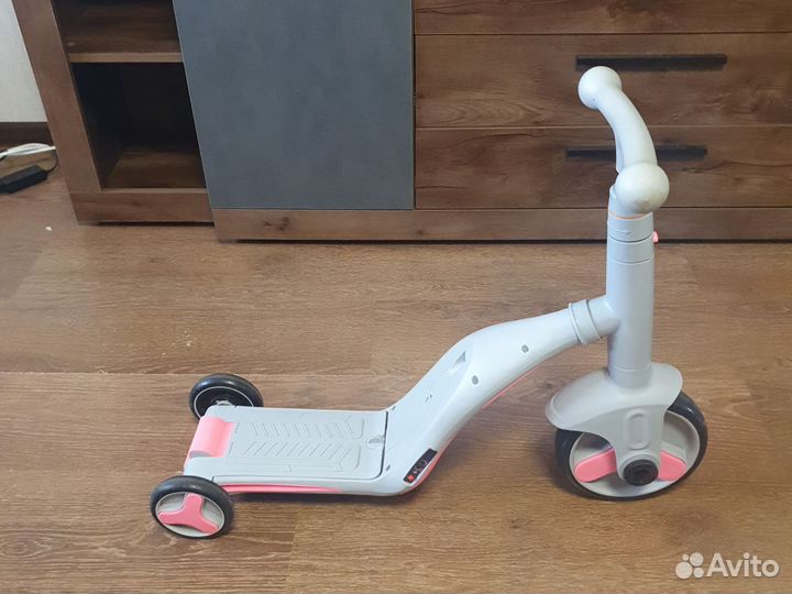 Самокат детский 3 в 1 музыкальный