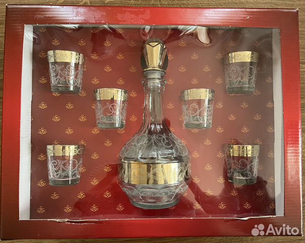 Подарочный набор для спиртного (бокалы, графин)