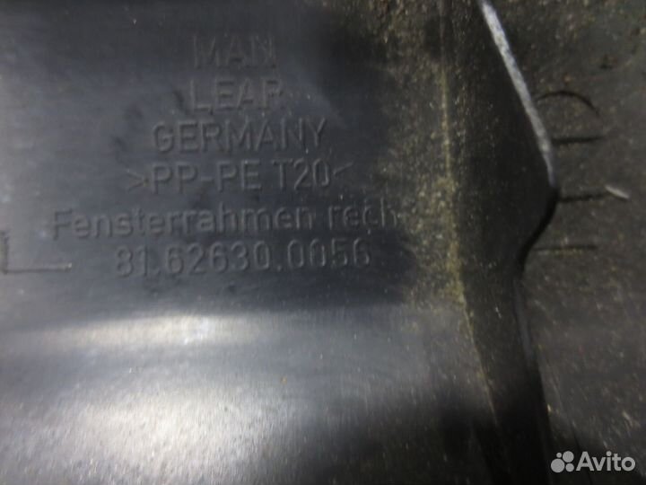 Накладка стекла двери правая MAN 81626300056