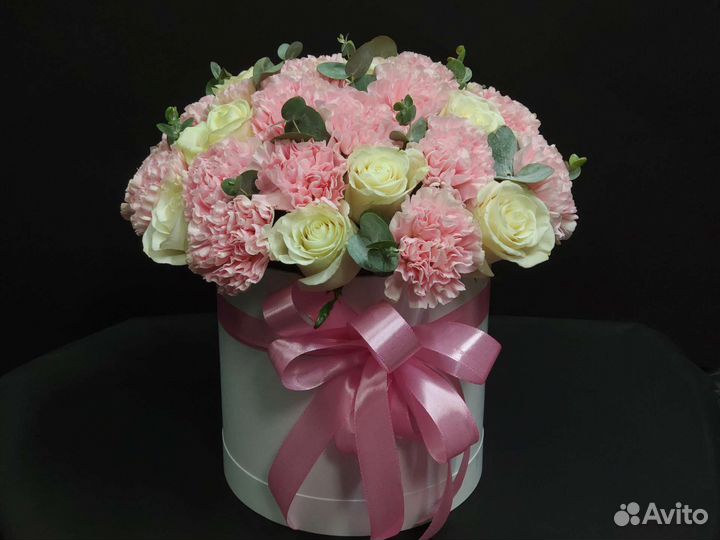 Букет из роз 101шт 51штук цветы