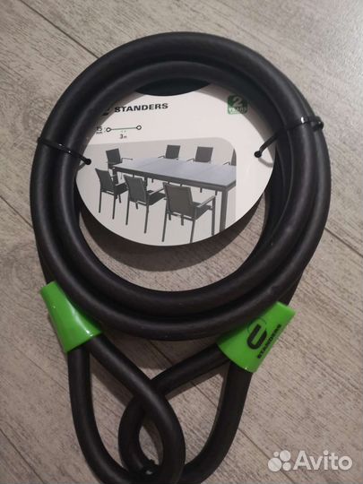 Трос противоугонный 15мм 3 метра длина