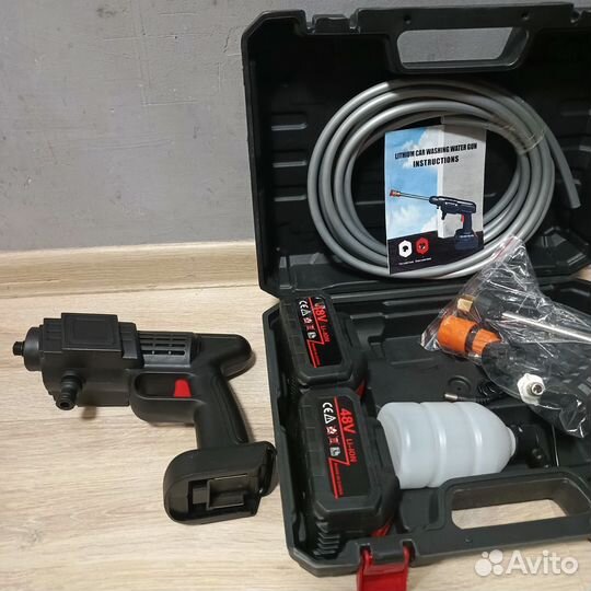 Мойка 2 аккумулятора портативная новая