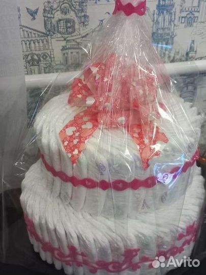 Торт из памперсов