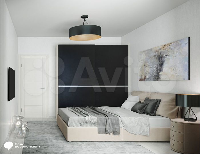 2-к. квартира, 47,6 м², 2/25 эт.