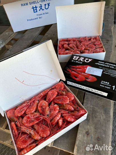 Креветка северная, крабы