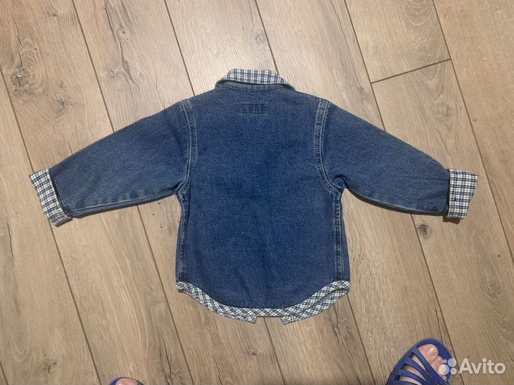 Рубашка джинсовая 92