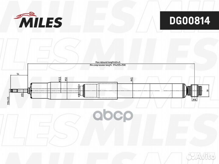 Амортизатор chery tiggo 5/ vortex tingo 05-16