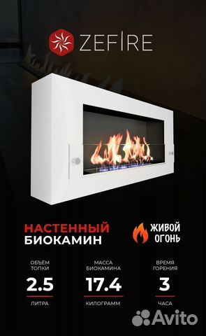 Биокамин настенный