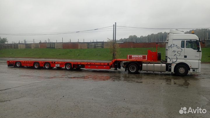 Полуприцеп трал (тяжеловоз) Berger 9854, 2023