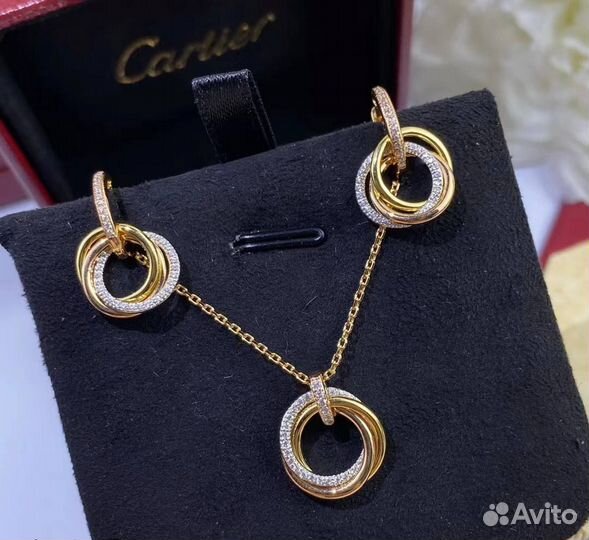 Золотые Серьги Cartier