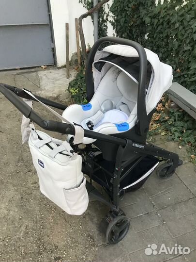 Коляска chicco 3 в 1 Trio love