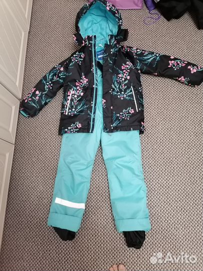 Зимний костюм для девочки 128