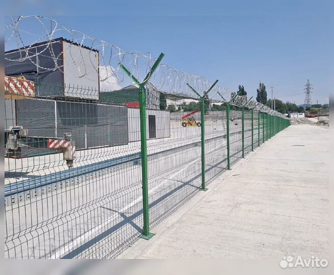 Забор из 3д сетки