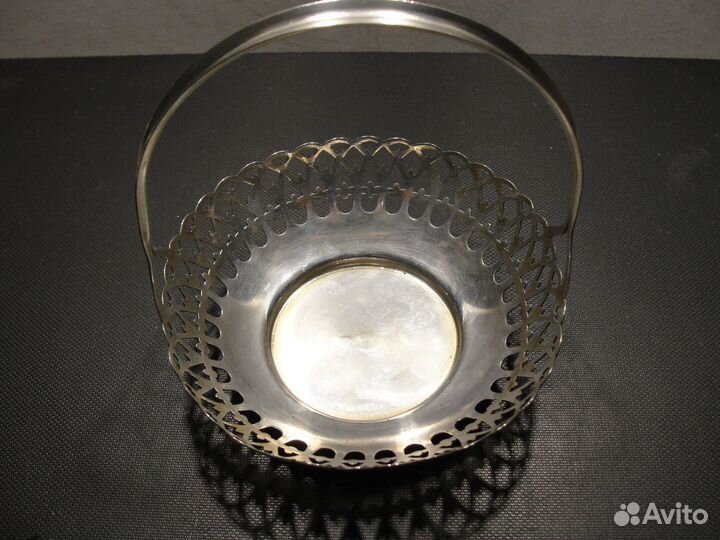 Вазочка серебро