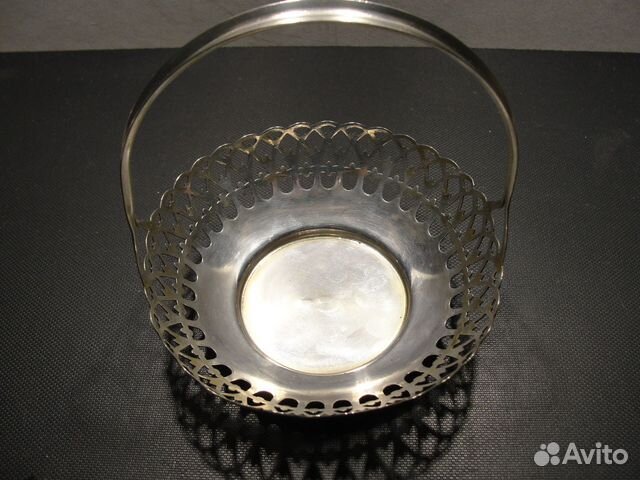 Вазочка серебро