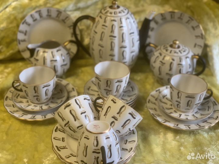 Кофейный сервиз лфз 66 г Вязанки Стрекоза вфз