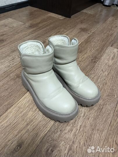 Угги женские кожаные