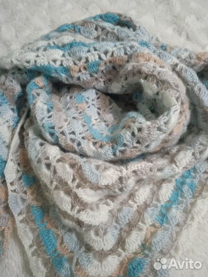 Новый комплект бактус и варежки