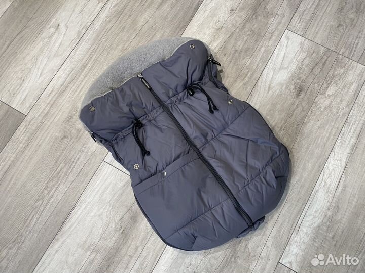 Зимний конверт в автолюльку/коляску «Bebe Due»