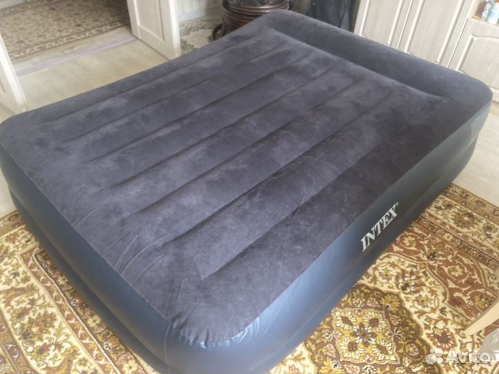Надувной матрас intex с электрическим насосом