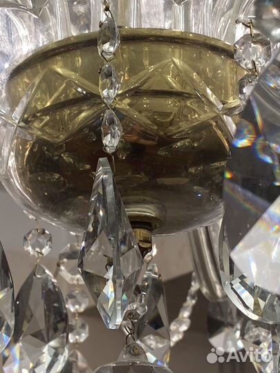 Люстра 16- ти рожковая хрустальная Чехия