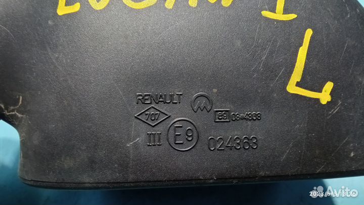 Зеркало левое для Renault Logan 1