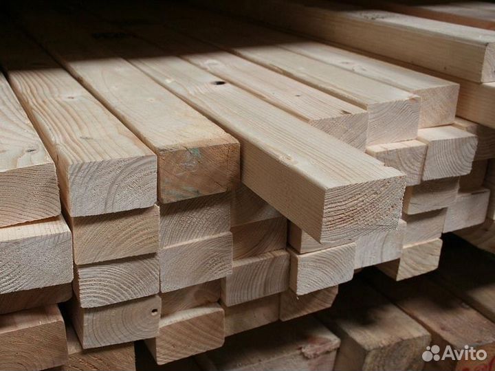 Брус сухой / Пиломатериалы / доставка ло