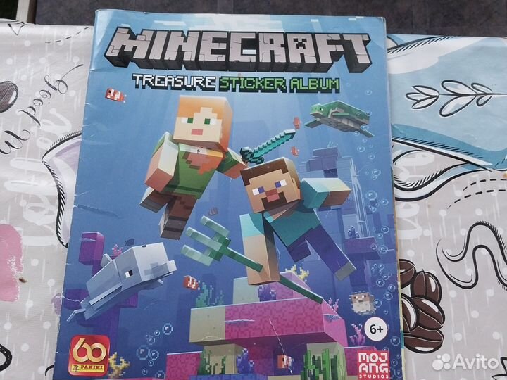 Наклейки panini minecraft для журнала