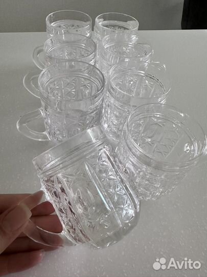 Стопки и бокалы хрустальные СССР